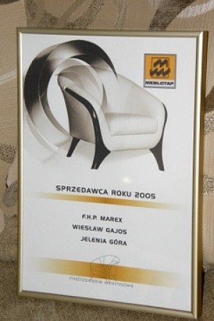 Certyfikat Sprzedawca Roku